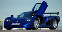 The outrageous Mosler Supercar with scissor door open